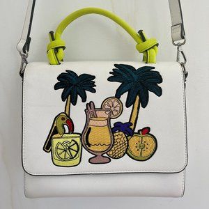 Zara White Crossbody Bag